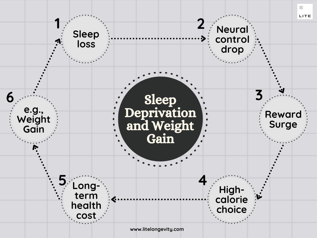 Sleep deprivation to cause weight gain